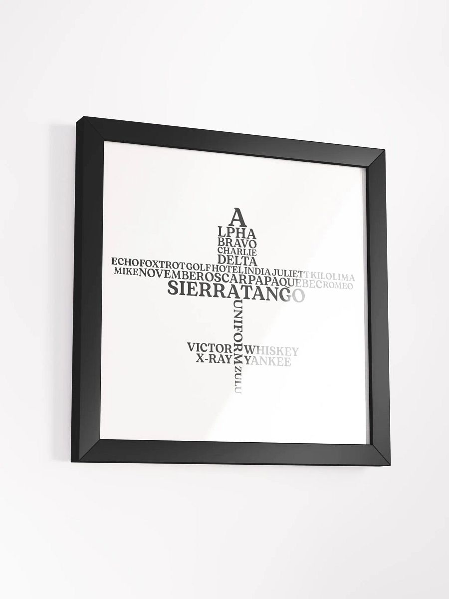 The Aviation Alphabet Airplane Framed Poster product image (3)