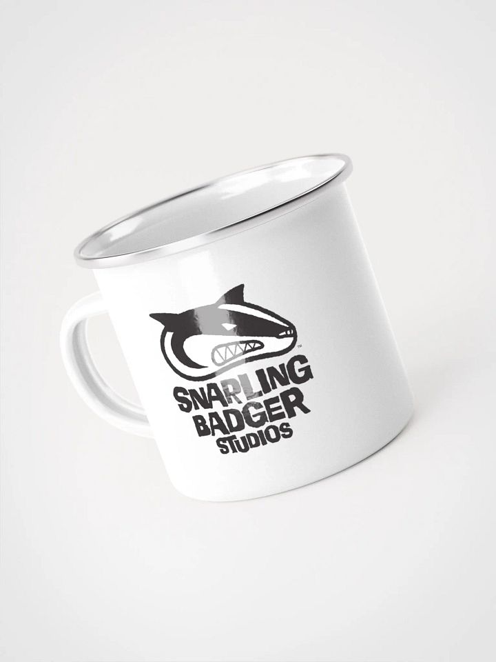 Snarling Badger Studios - logo metal mug product image (1)