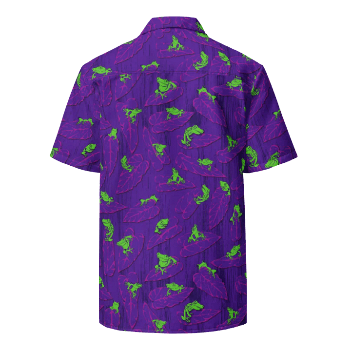 Tree Frogs Unisex Button Down Shirt product image (2)