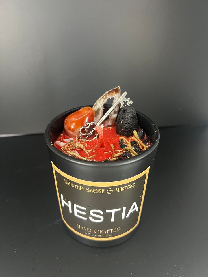 Hestia Crystal Deity Candle product image (2)
