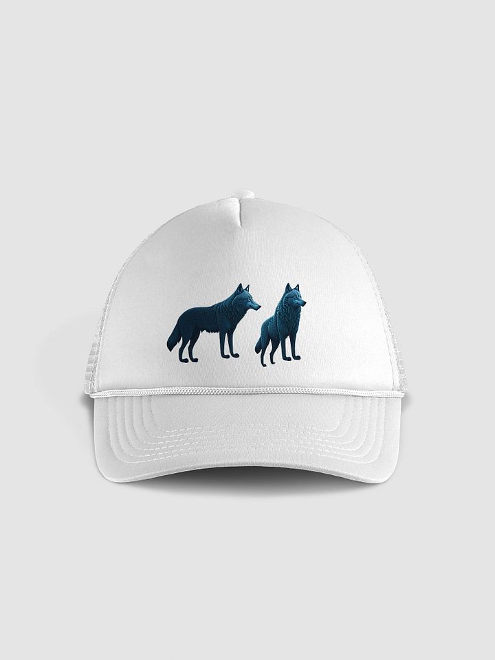 Forge Your Pack: Valucap VC700 Trucker Hat Unites Wolf & Bear Spirit product image (33)