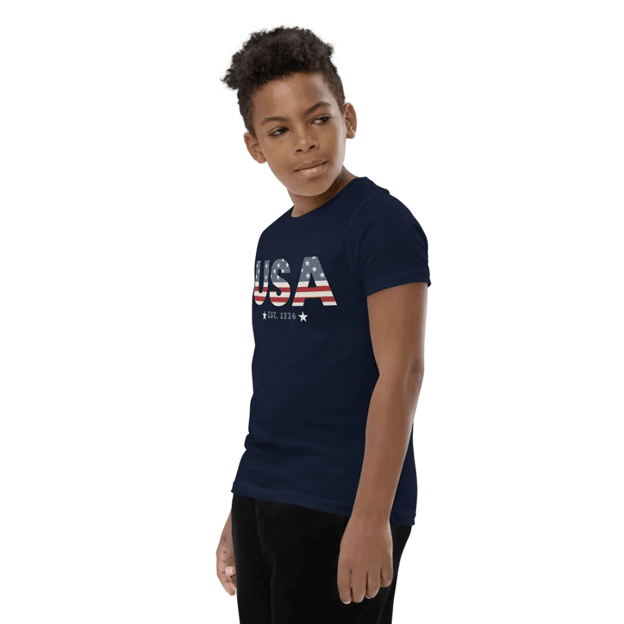 Kids American Flag USA Tee product image (37)