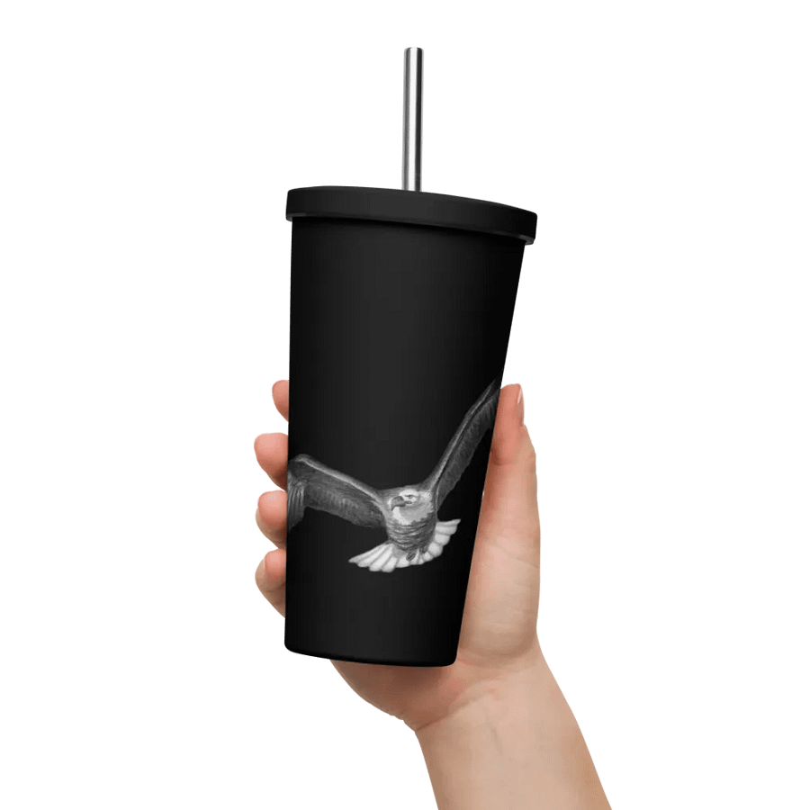 Eagle Drawing Straw Cup product image (15)