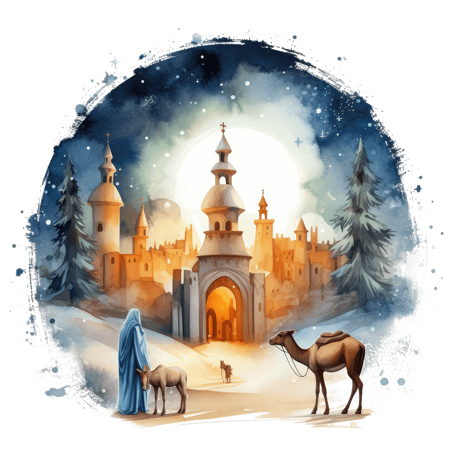Jesus Born - Clipart Christmas Clipart product image (7)
