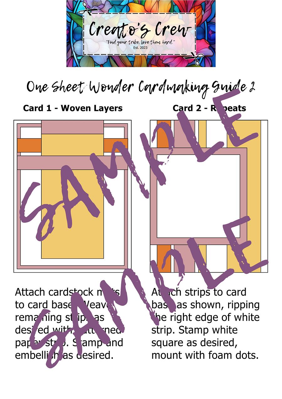 One Sheet Wonder Guide 2 product image (4)