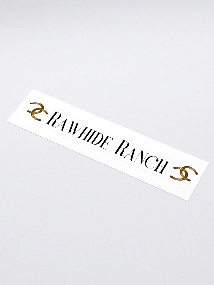 Rawhide Ranch Long Logo Kiss Cut Sticker product image (1)