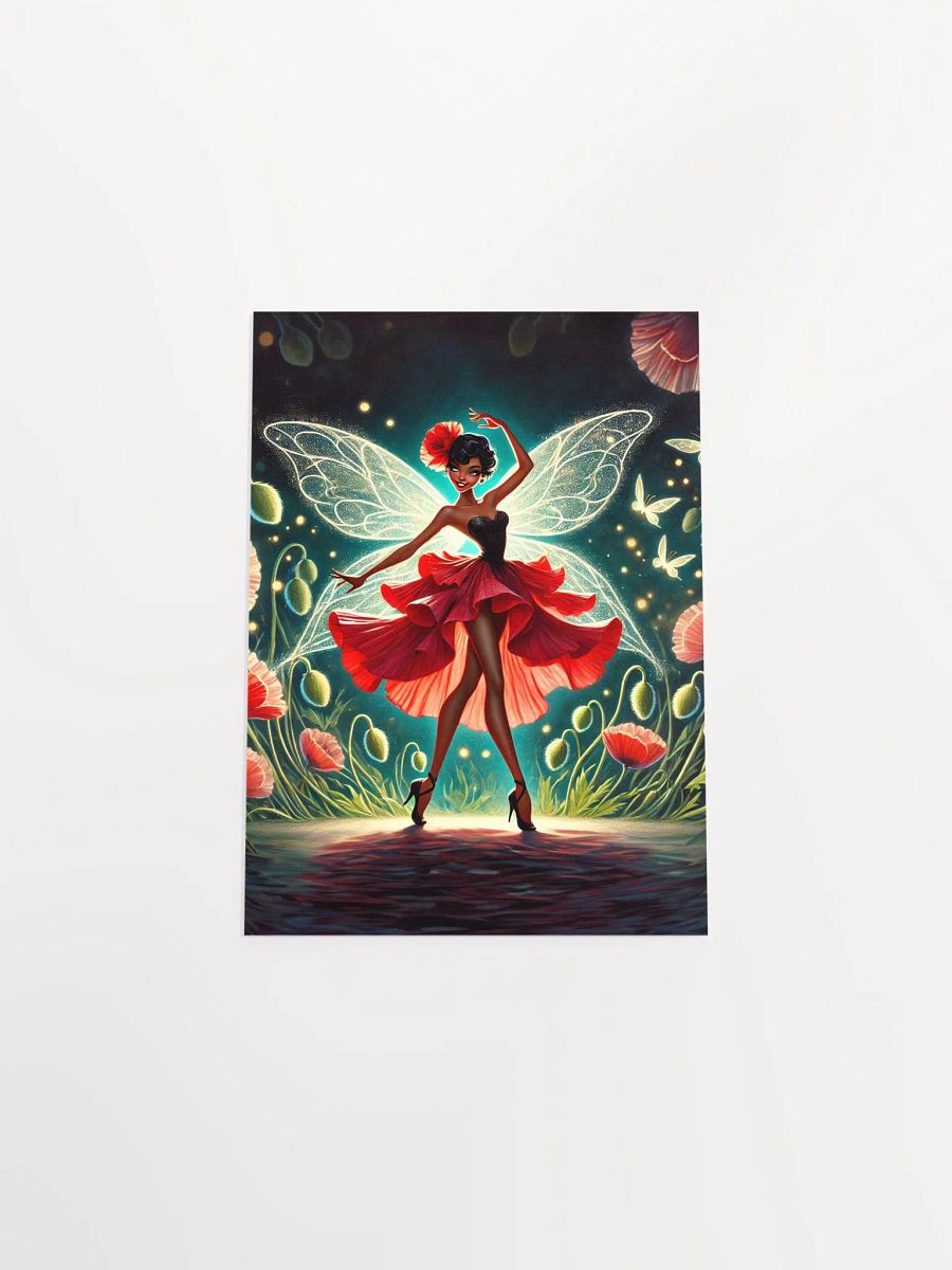 Poppy Fairy Floral Garden Premium Matte Poster product image (22)
