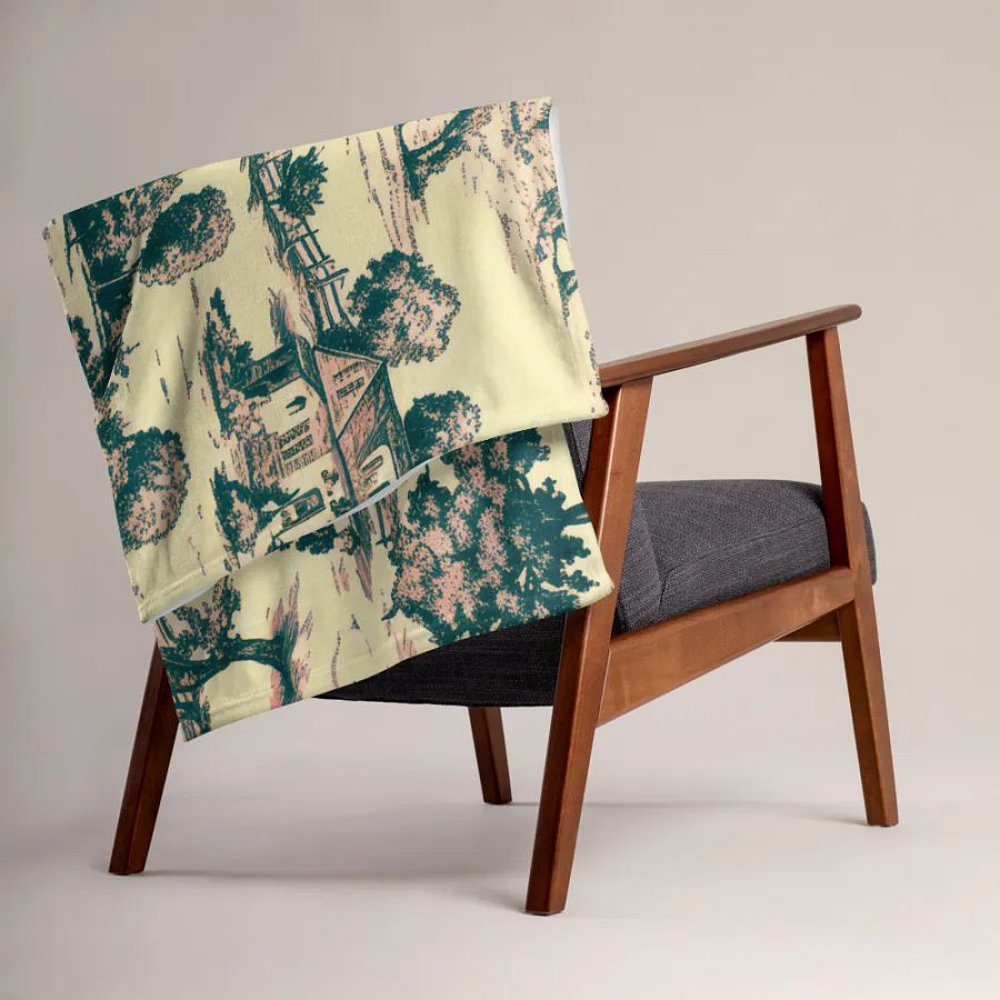 Classy Toile On The Farm Blanket product image (15)