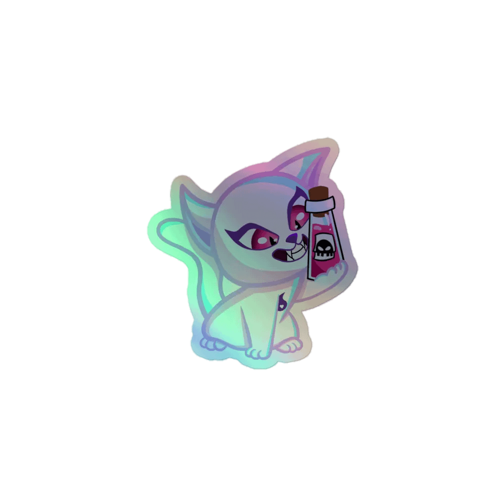 Toxic Holographic Sticker product image (1)