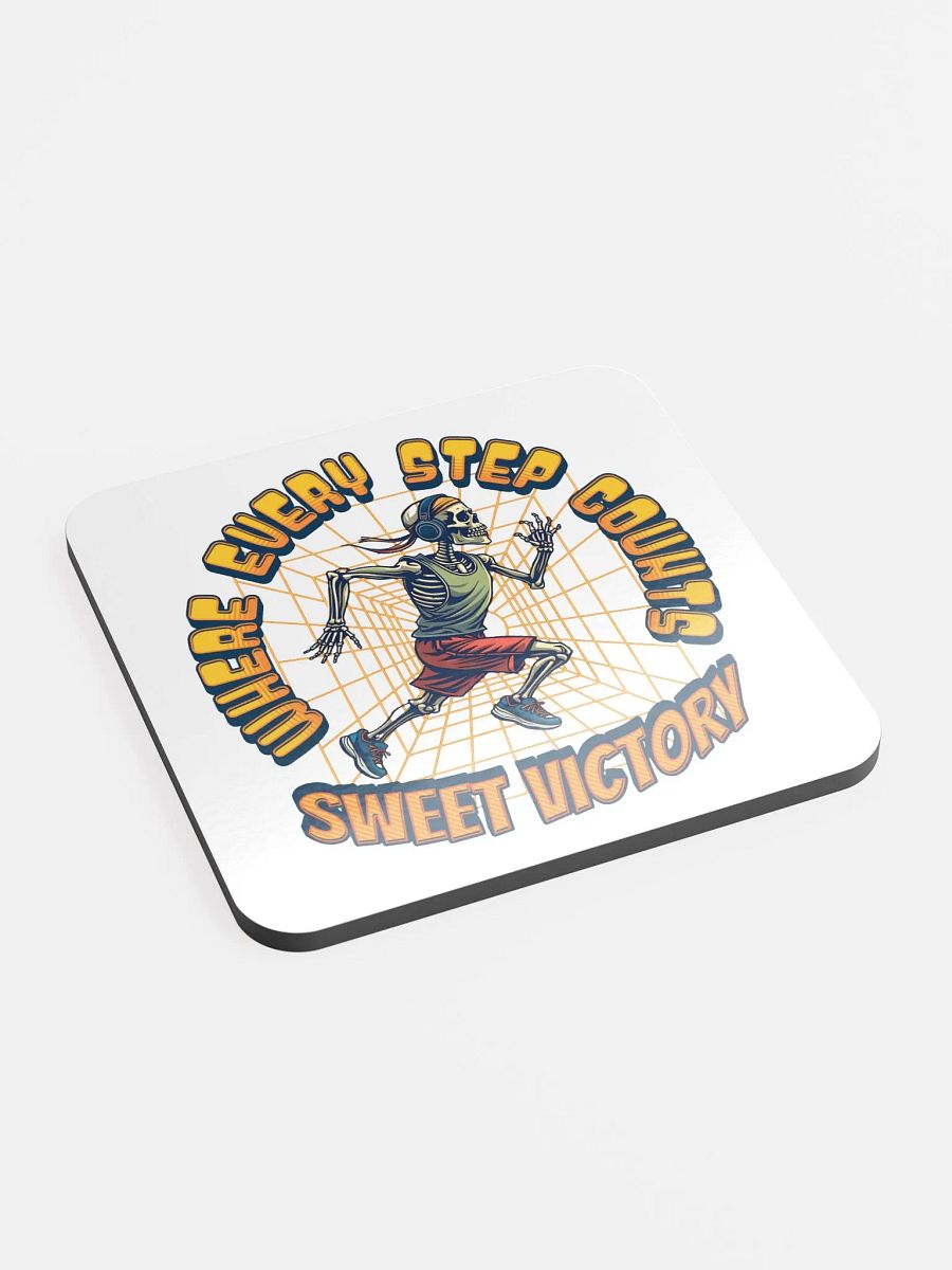 Where Every Step Counts Sweet Victory Runner Skeleton Cork Coaster product image (3)