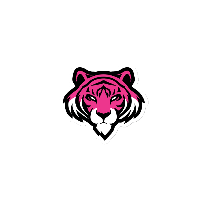 Pink Tiger Logo Magnet product image (1)