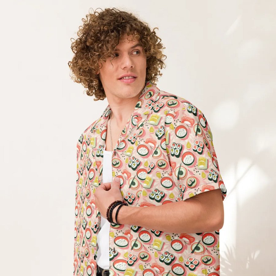 Foodie Sushi Hawaiian Shirt product image (7)