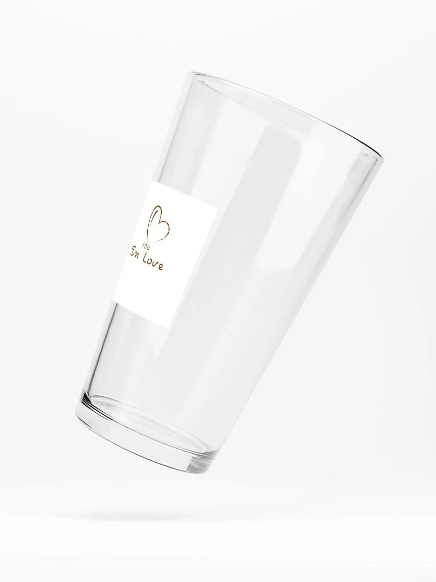YOU In Love Heart Shaker Pint Glass product image (5)