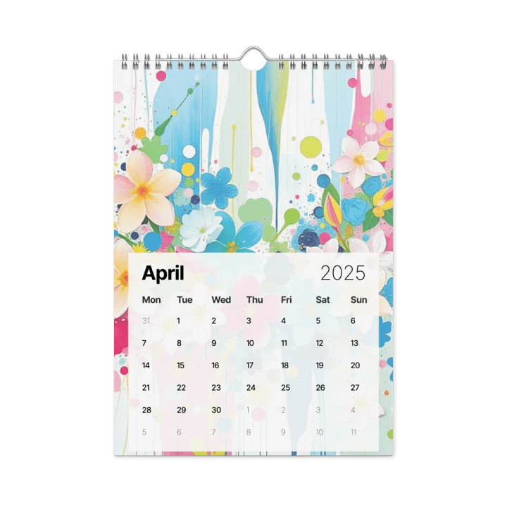 ART ABSTRACT WALL CALENDAR 2025 product image (1)