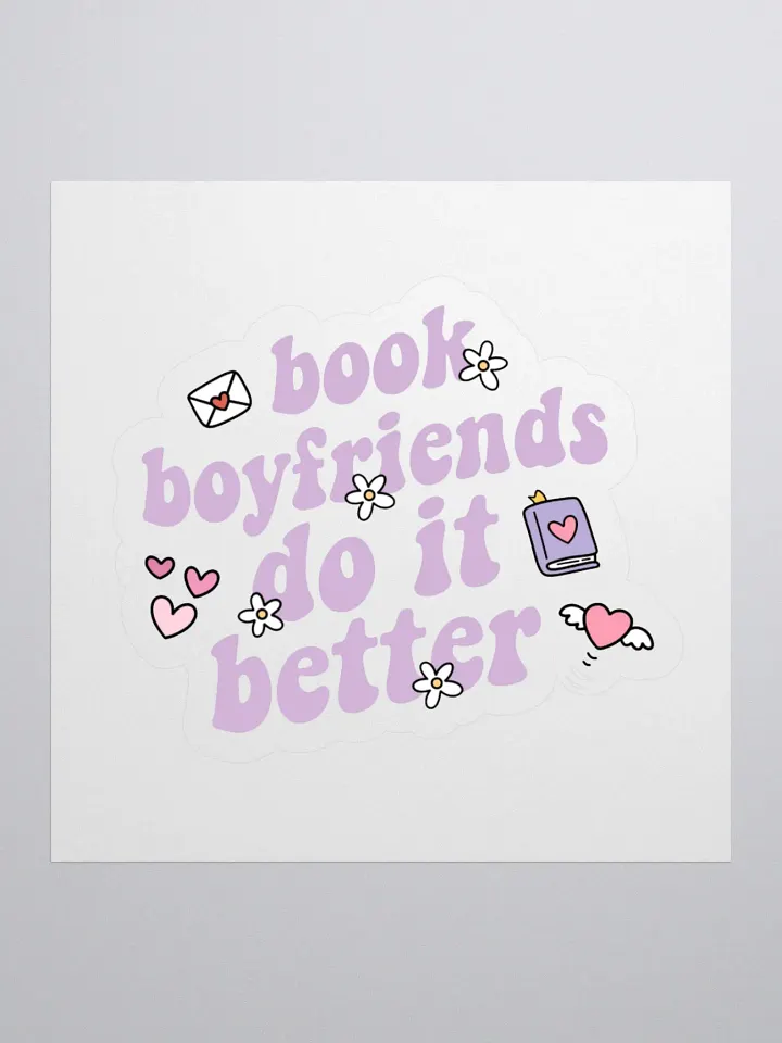 Book Boyfriends Sticker product image (1)