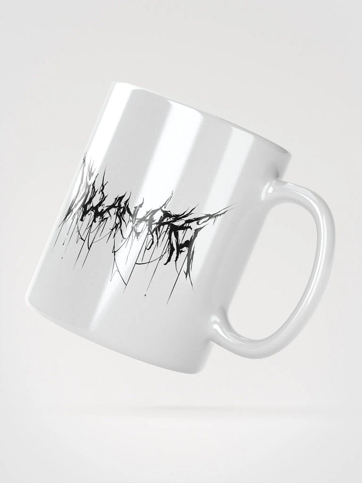Villanarei Metal Logo White Glossy Mug product image (2)