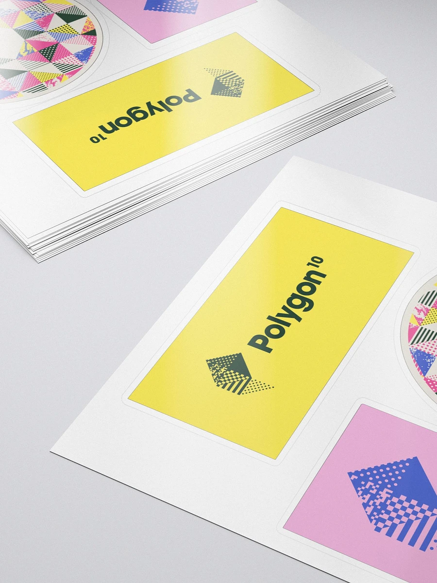 Polygon Fan Club Sticker Sheet product image (5)