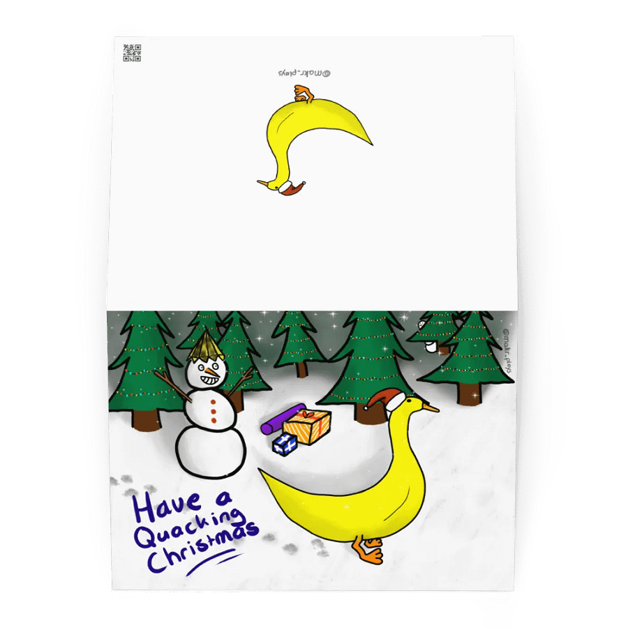 Have a Quacking Christmas Greeting Card product image (2)