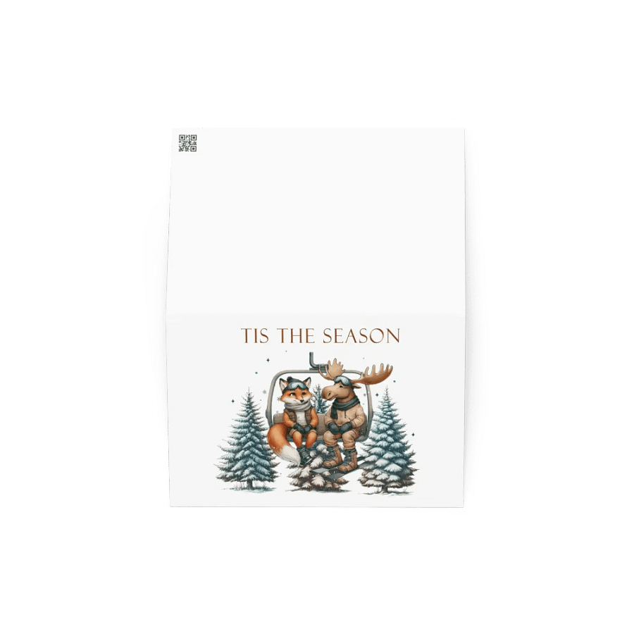Tis the Season for a Fun Ride with Festive Friends Greeting Card product image (4)