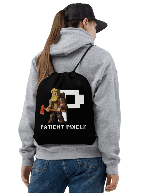 Patient PixelZ P Logo Drawstring Bag product image (2)