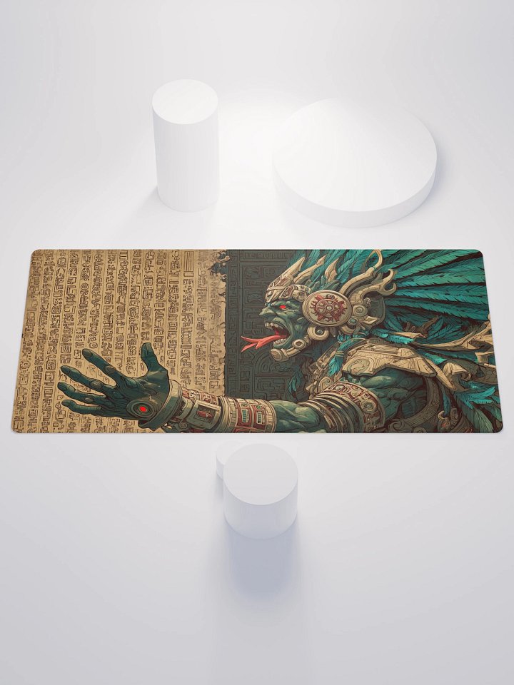 Techno-Aztec Fury – Extended Gaming Mouse Mat product image (2)