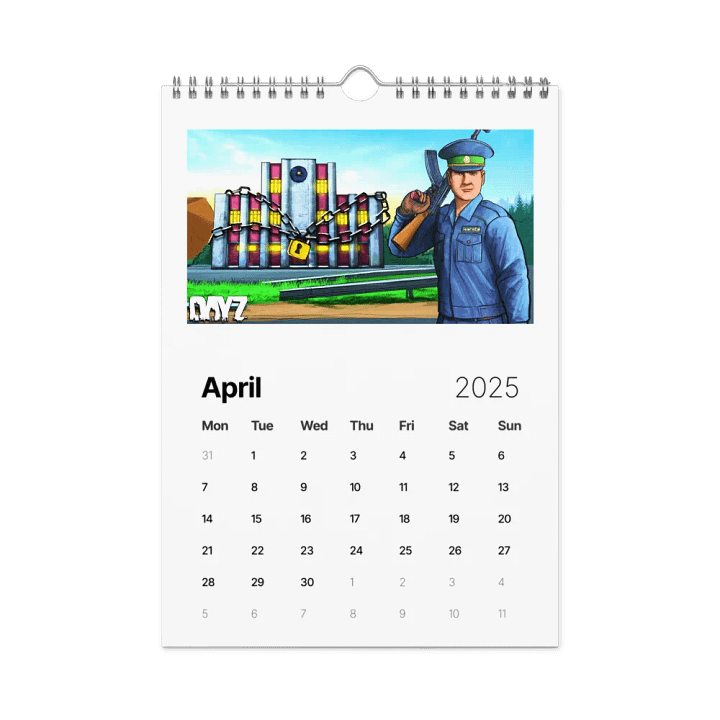 Dayz thumbnail calendar 2025 product image (1)