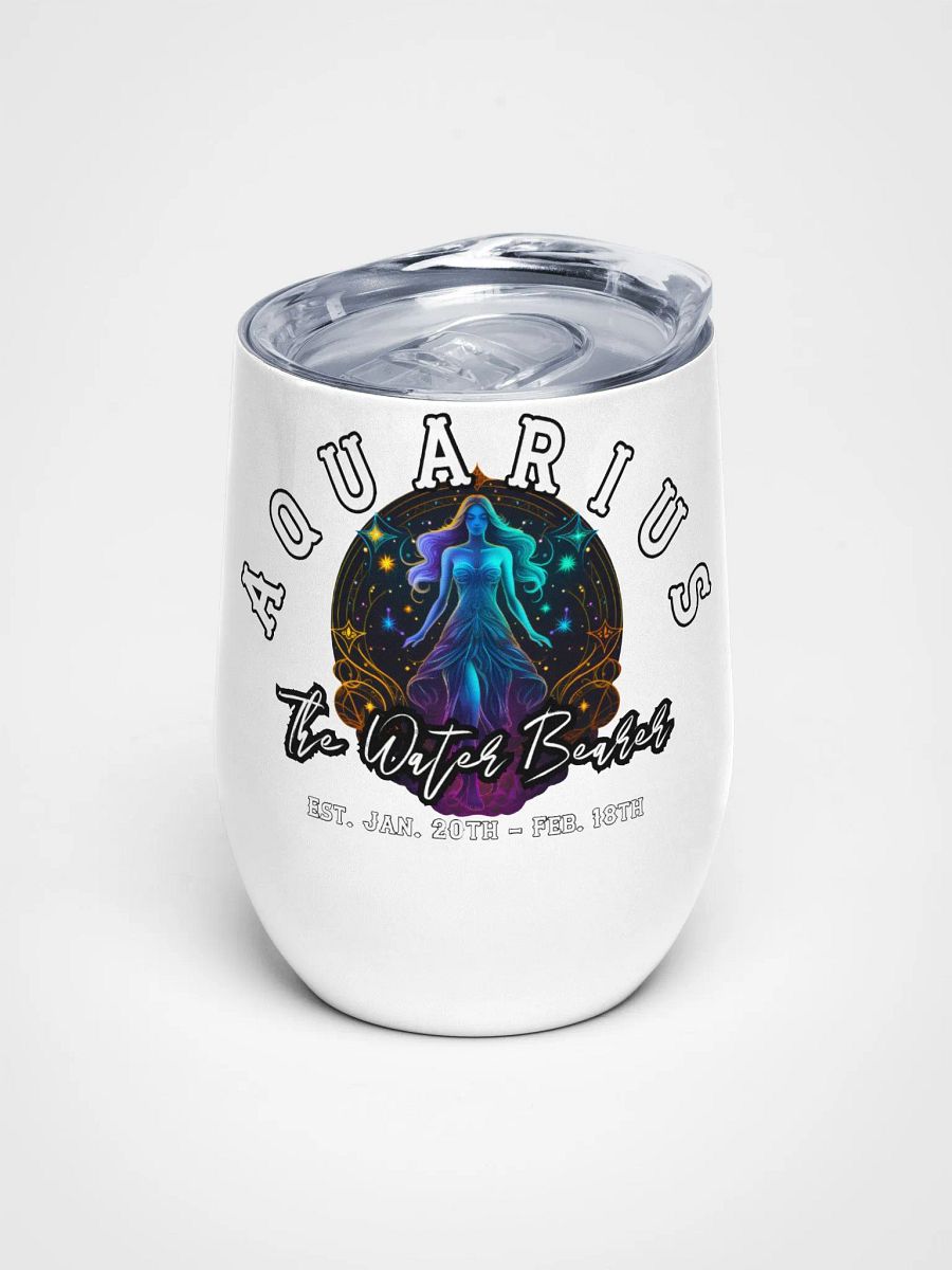 Aquarius - Zodiac Wine Tumbler product image (1)