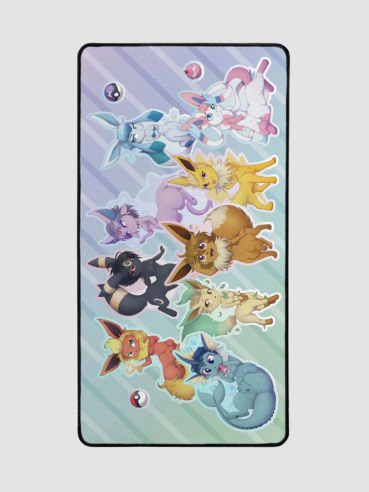 PokeTAUR Eeveelutions Desk Mat! product image (2)