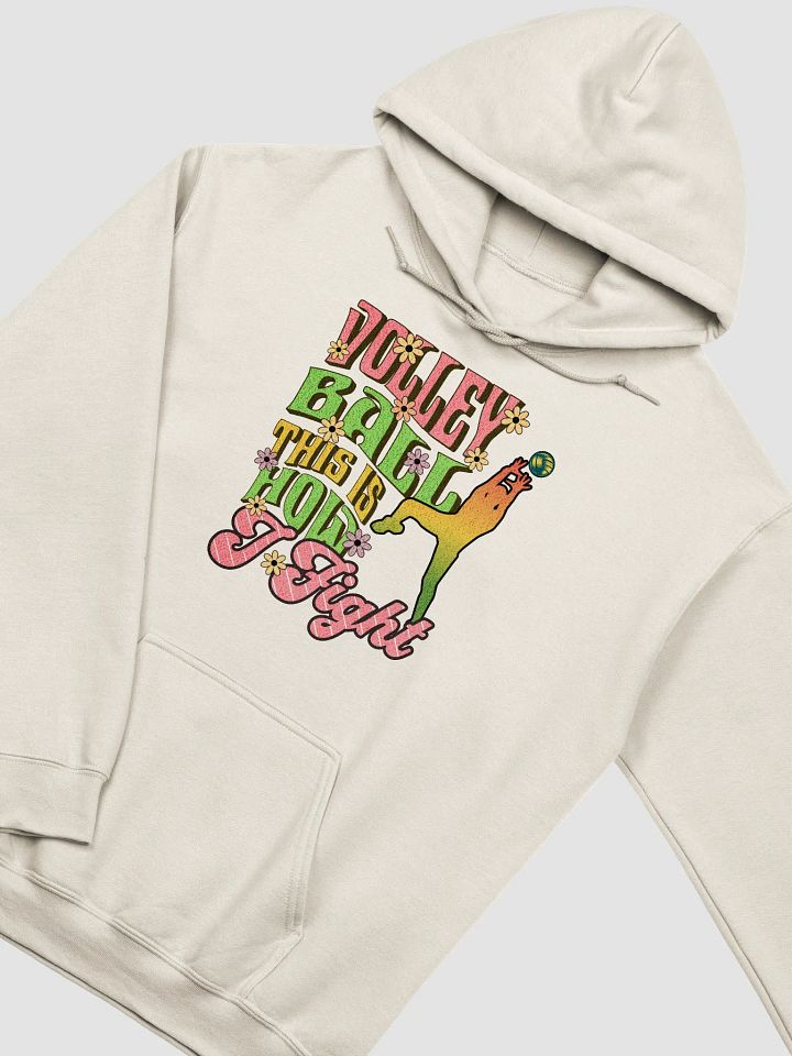 This Is How I Fight Volleyball Groovy Hoodie product image (16)