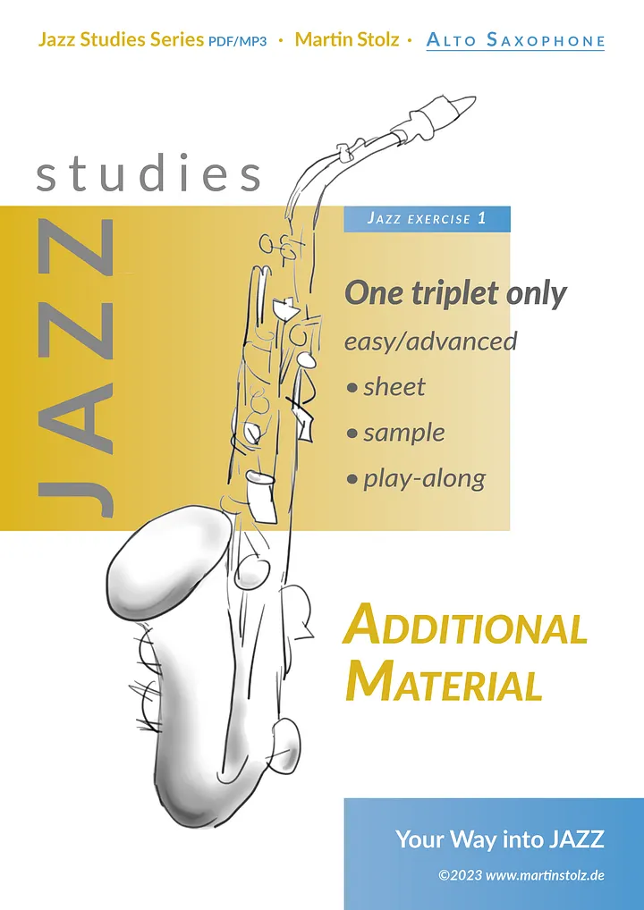 One Triplet only - Alto Saxophone (Exercise 1 Jazz Studies) product image (1)