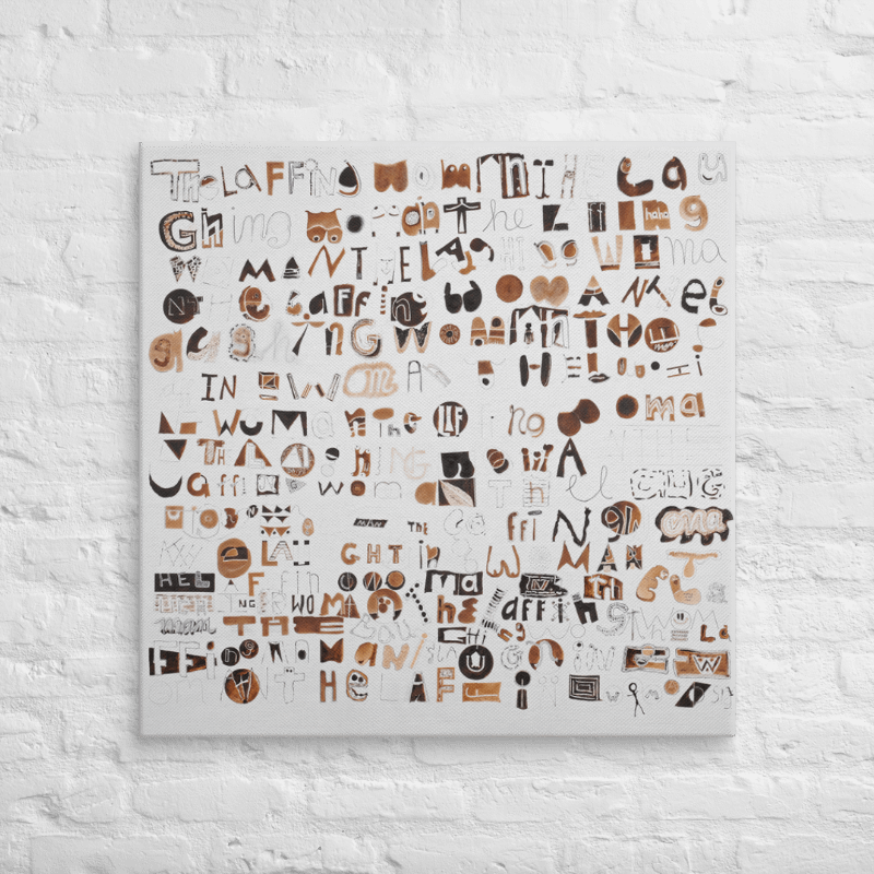 The Laughing Woman on Canvas (32" x 32") product image (2)