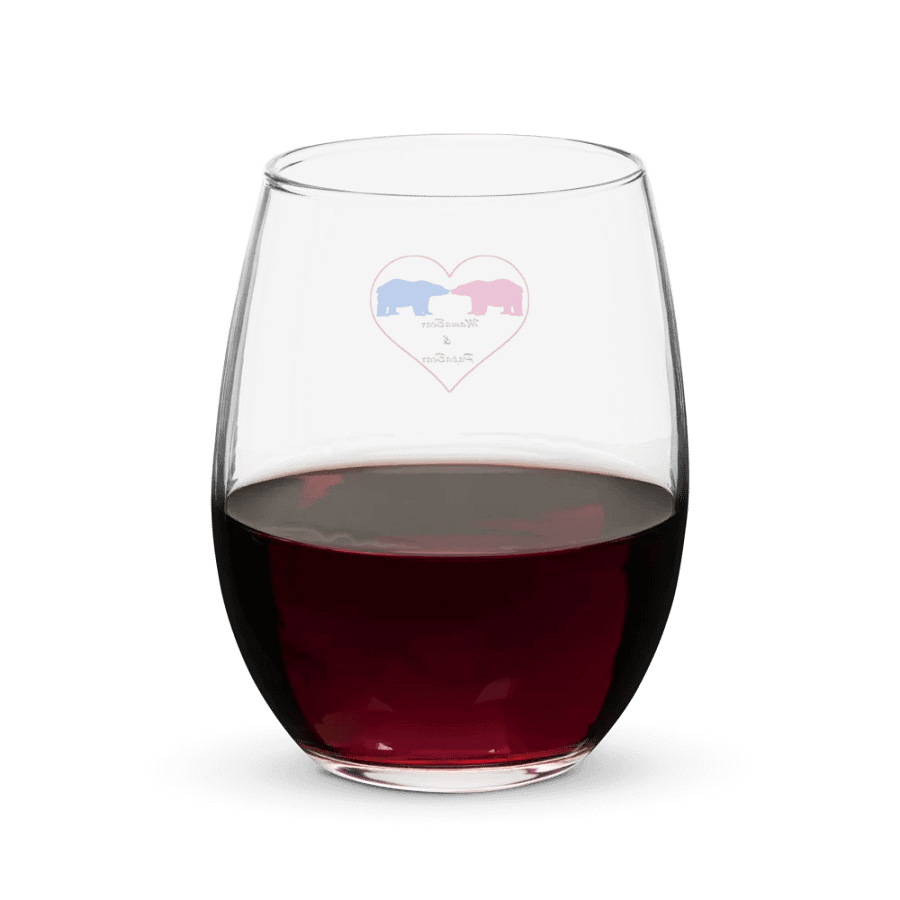 Mama & Papa Bear Wine Glass product image (6)