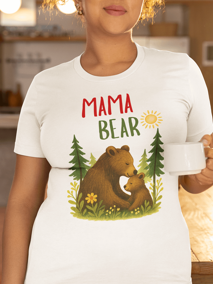 Mama Bear Nature Tee – Soft Unisex Shirt for Nature-Loving Moms product image (2)