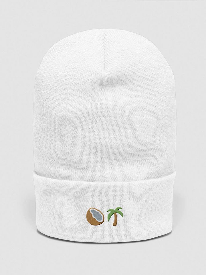🥥🌴 Coconut Tree Embroidered Beanie product image (11)