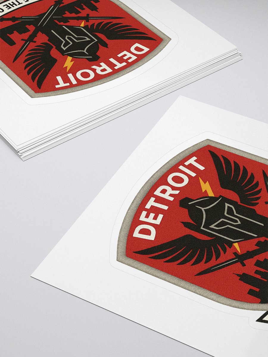 Detroit Citadel Guard - 1st Regimental Kiss-Cut Stickers product image (4)