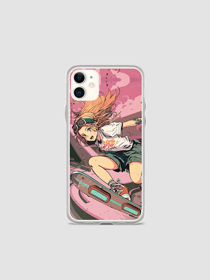 Embrace Anime Awesomeness with our Skater Girl Design - Protect Your Phone with Style! For iPhone® product image (2)