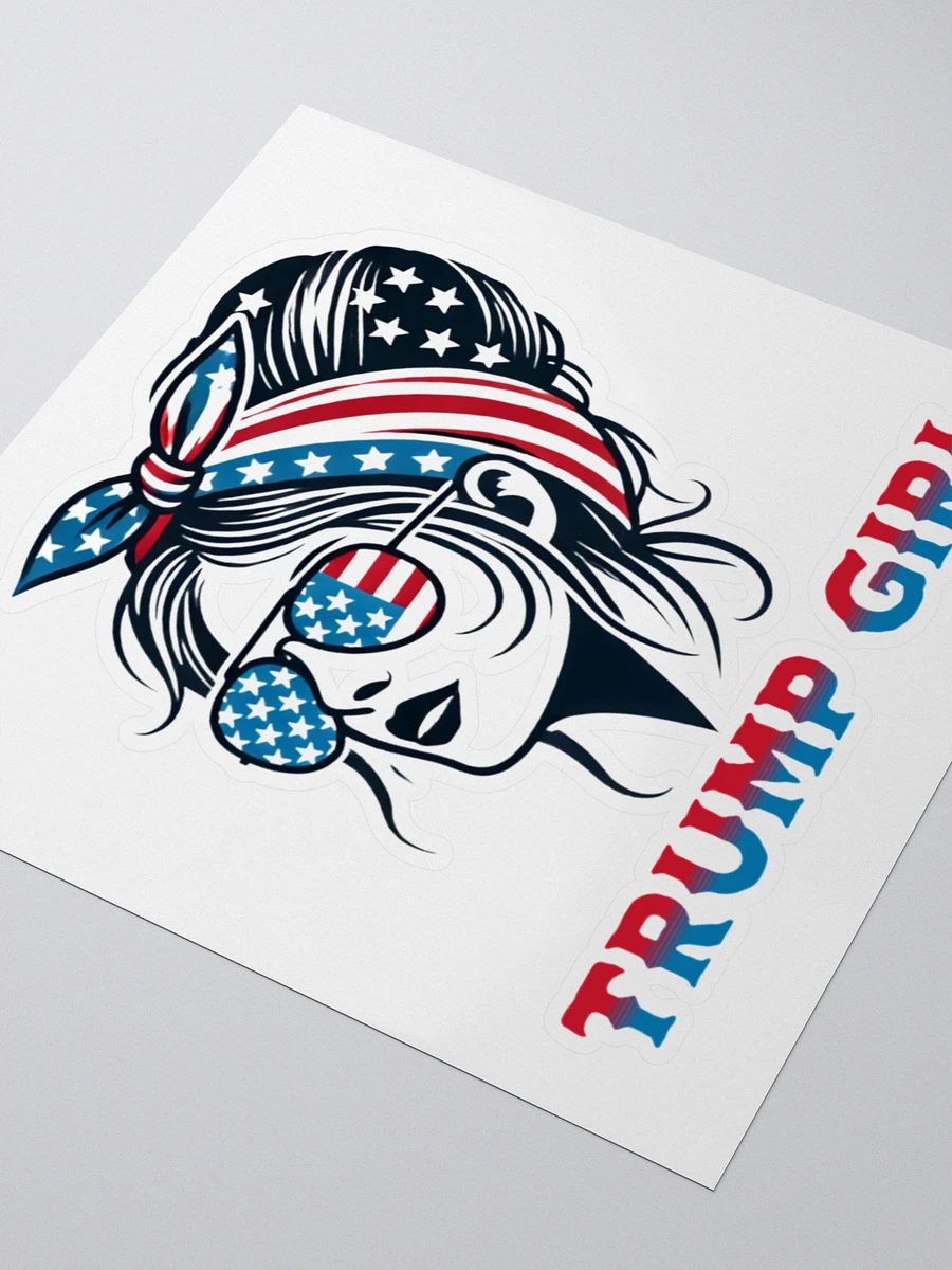 I'm A Trump Girl Patriotic Pride - Kiss Cut Stickers product image (7)