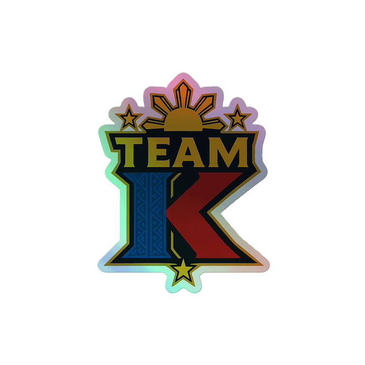 Team K Philippines HOLOGRAPHIC" STICKERS product image (2)