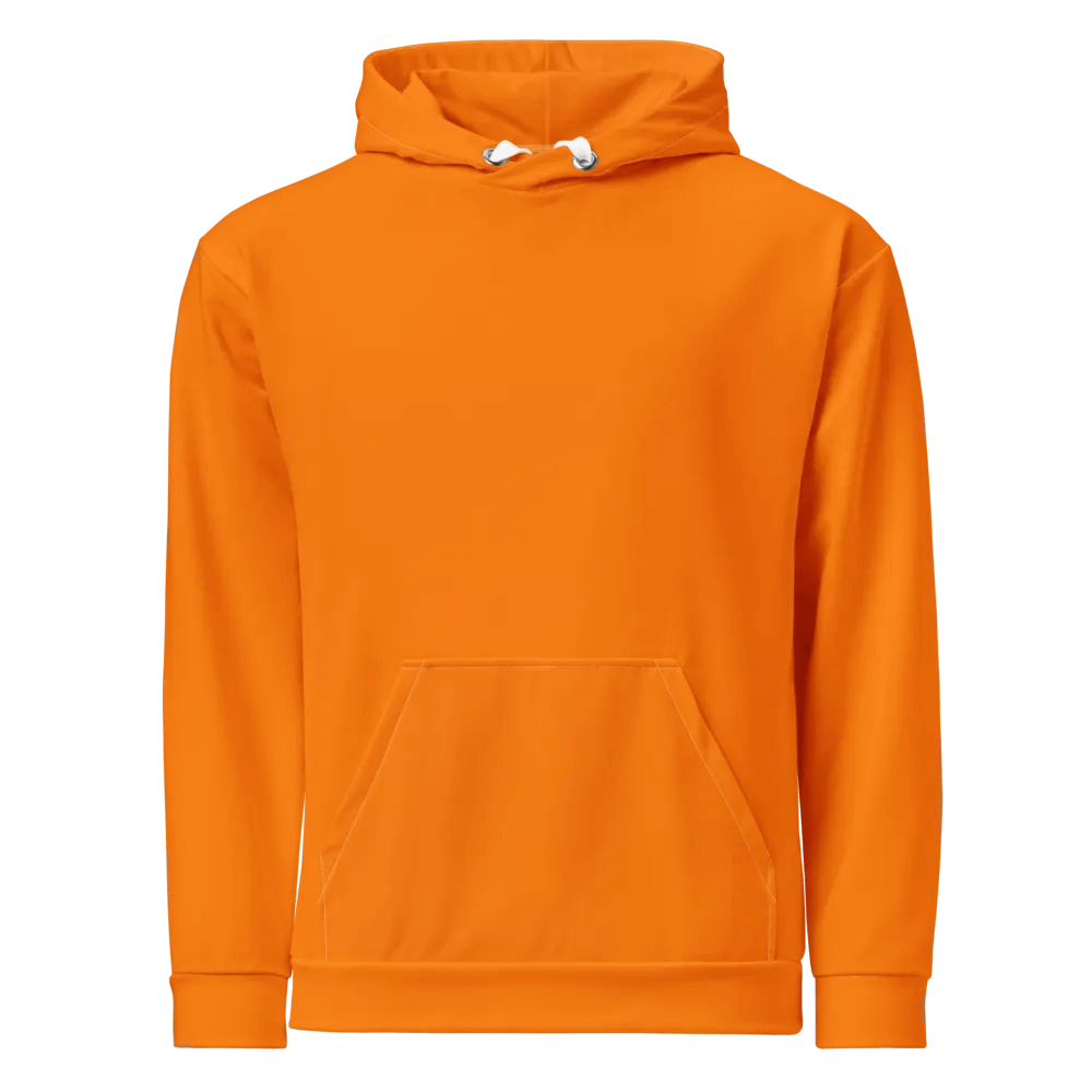 Plain Color Orange Hoodie product image (1)