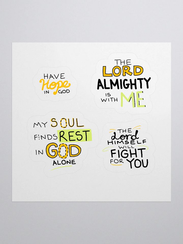 Faith-based Affirmations Sticker Set product image (2)