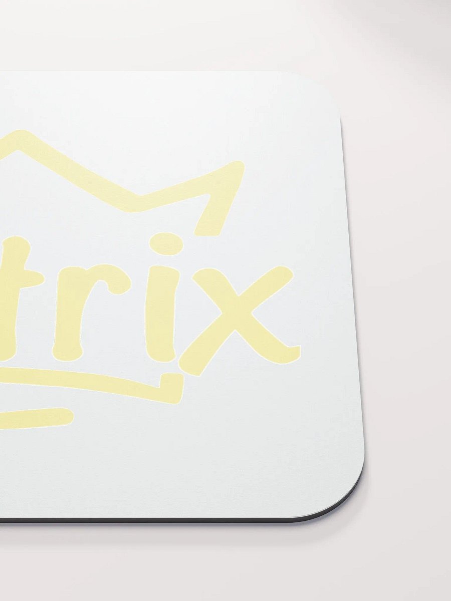 White & Gold Kittrix Mouse Pad product image (5)