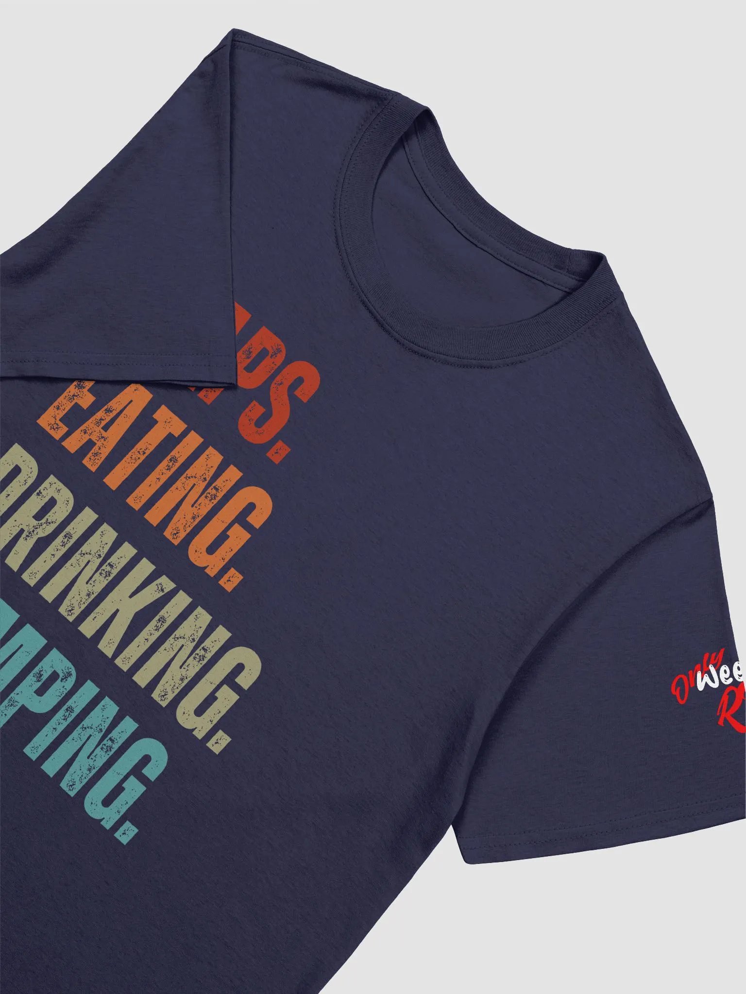 Naps. Eating. Drinking. Camping. T-Shirt, Lightweight product image (2)