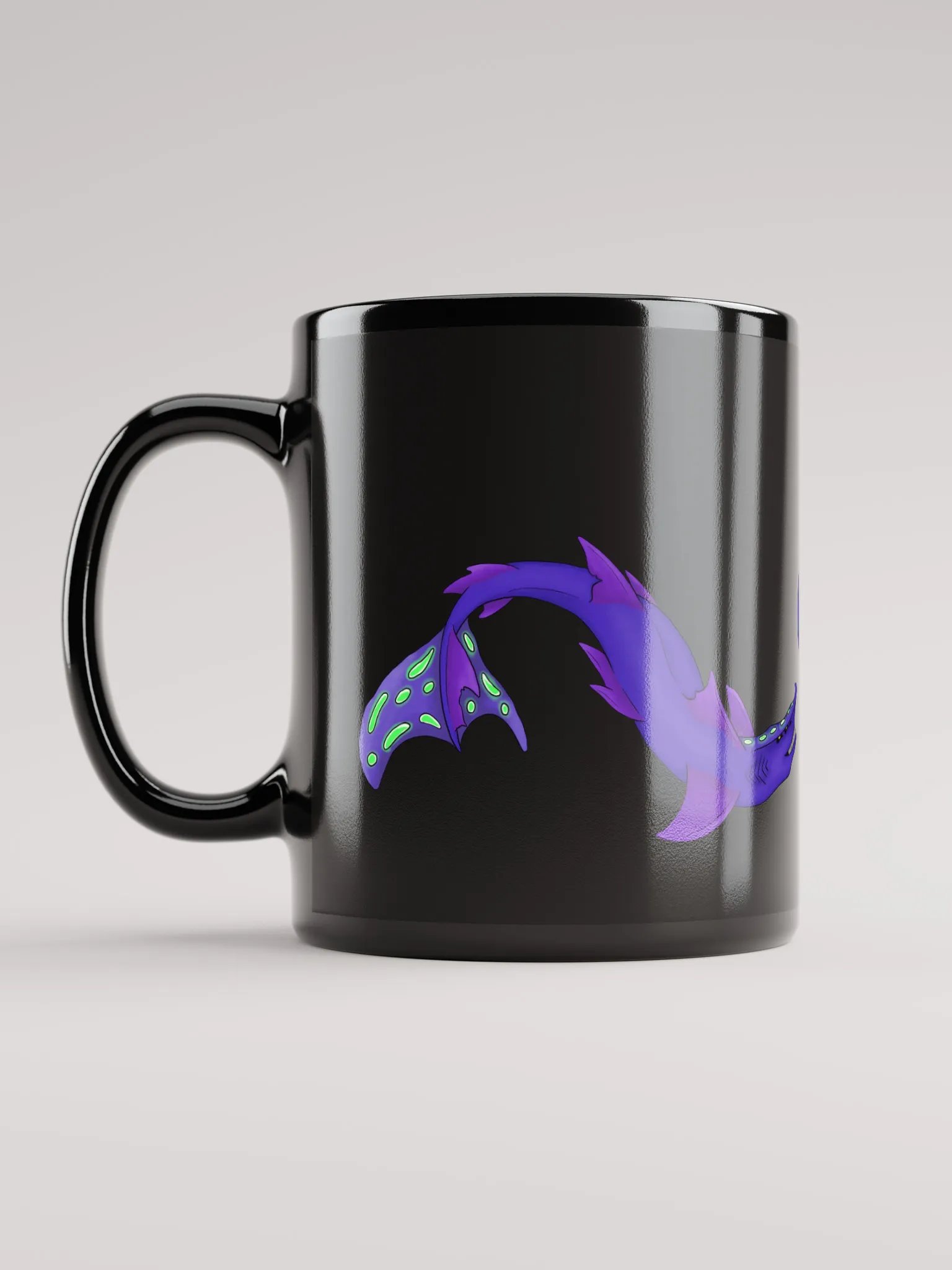 Goblin Shark (Black Glossy Mugs) product image (12)