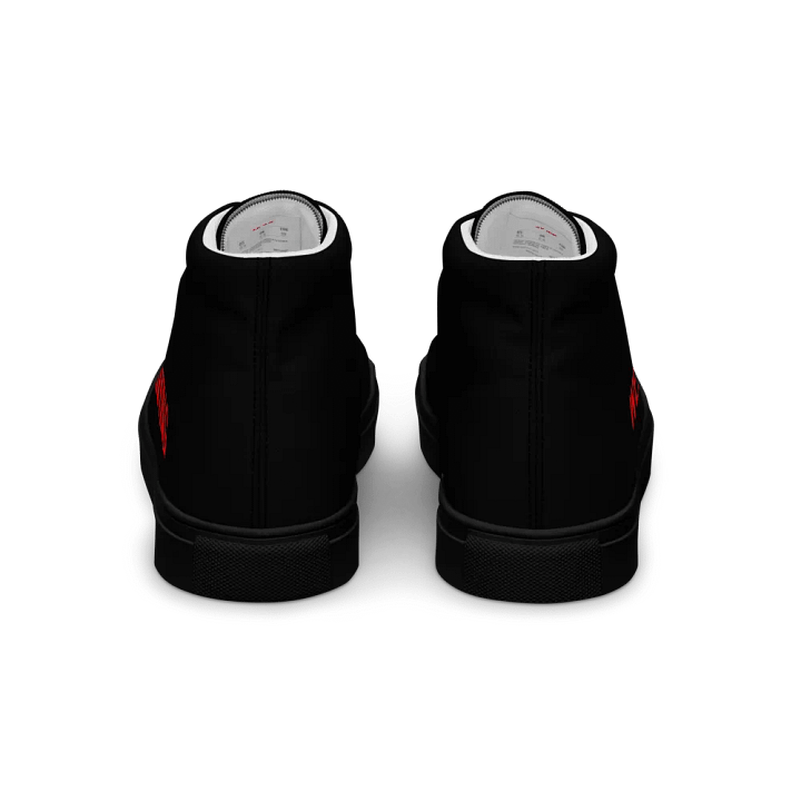Weak Of Wanting Men's High Top Canvas Red Logo Shoes product image (2)