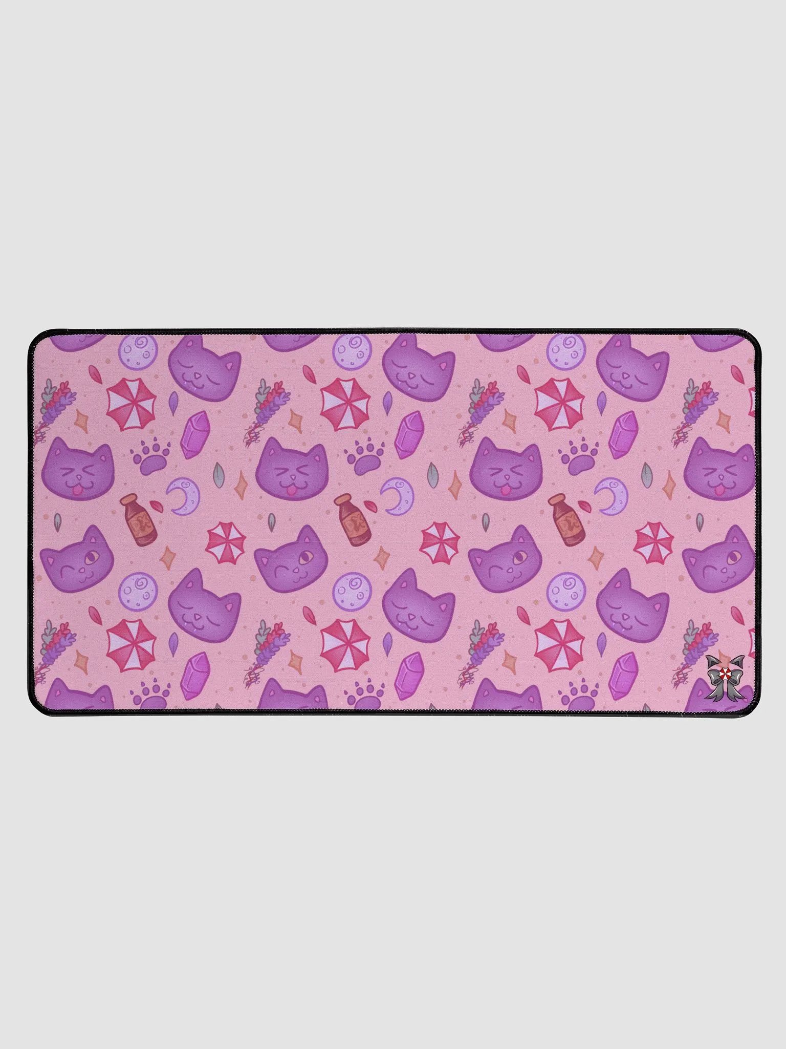 Kitty Desk Mat - Pink/Red product image (1)