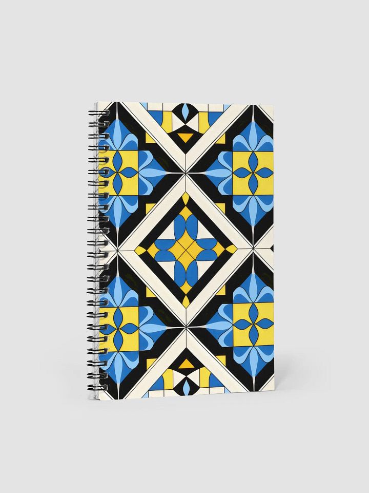 Symmetrical Geometric Bliss Spiral Notebook product image (1)