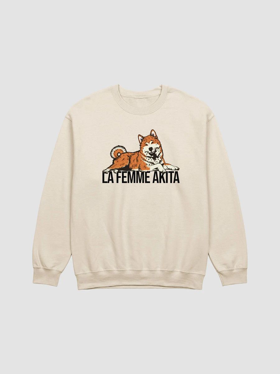 La Femme Akita Sweatshirt of an Akita Inu (Red) | Funny Shirt for Akita Paw-rents product image (20)