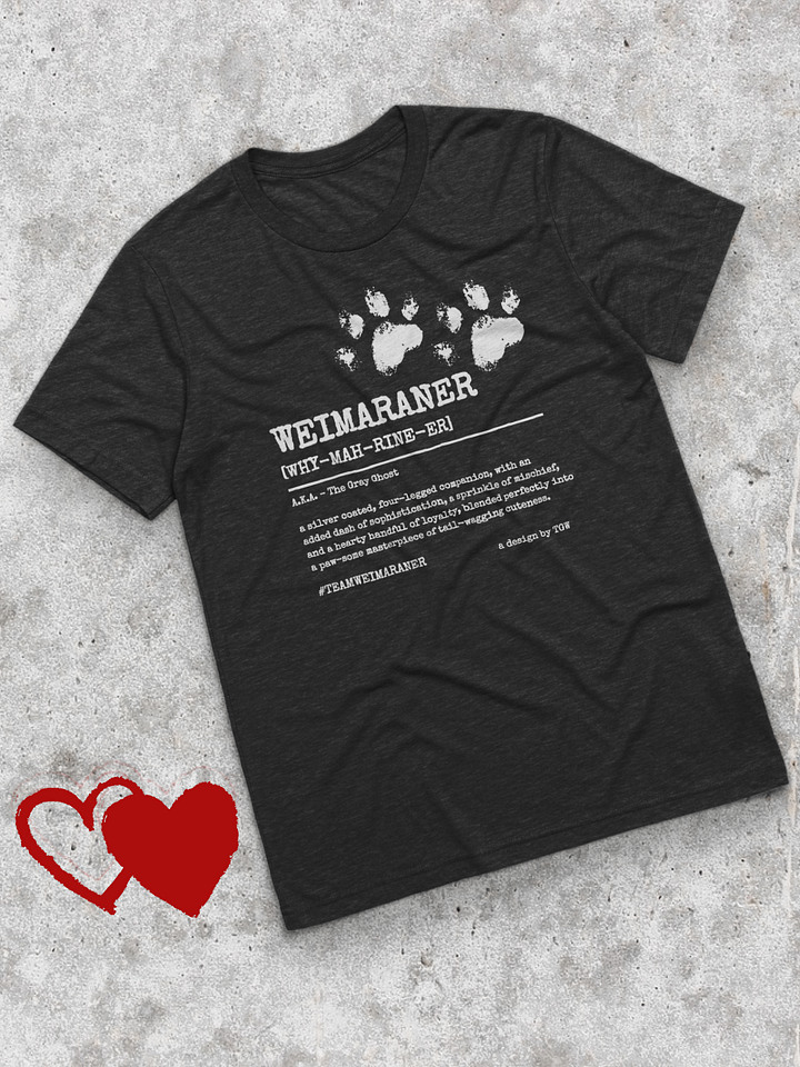 Definition of Weimaraner V2 - Bella+Canvas Triblend Short Sleeve T-Shirt product image (1)
