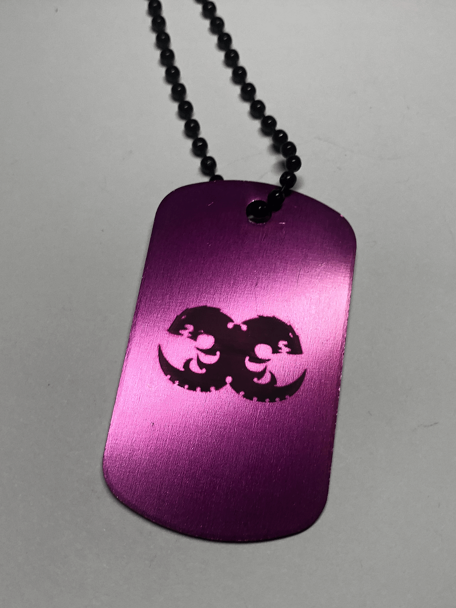 THE SWARM - Engraved Dog Tag Pendant Necklace product image (3)