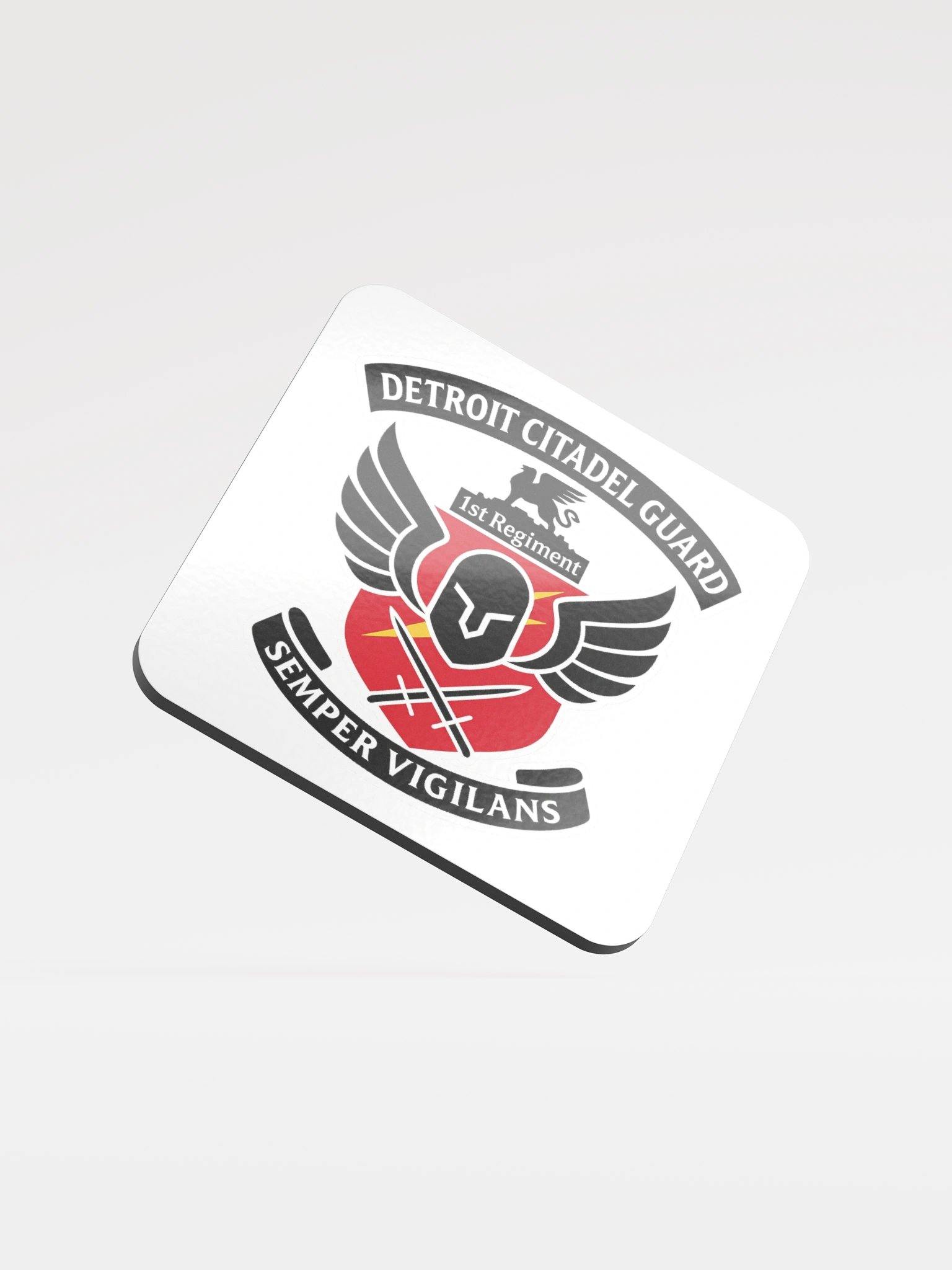 Detroit Citadel Guard Coaster – Semper Vigilans Edition product image (1)
